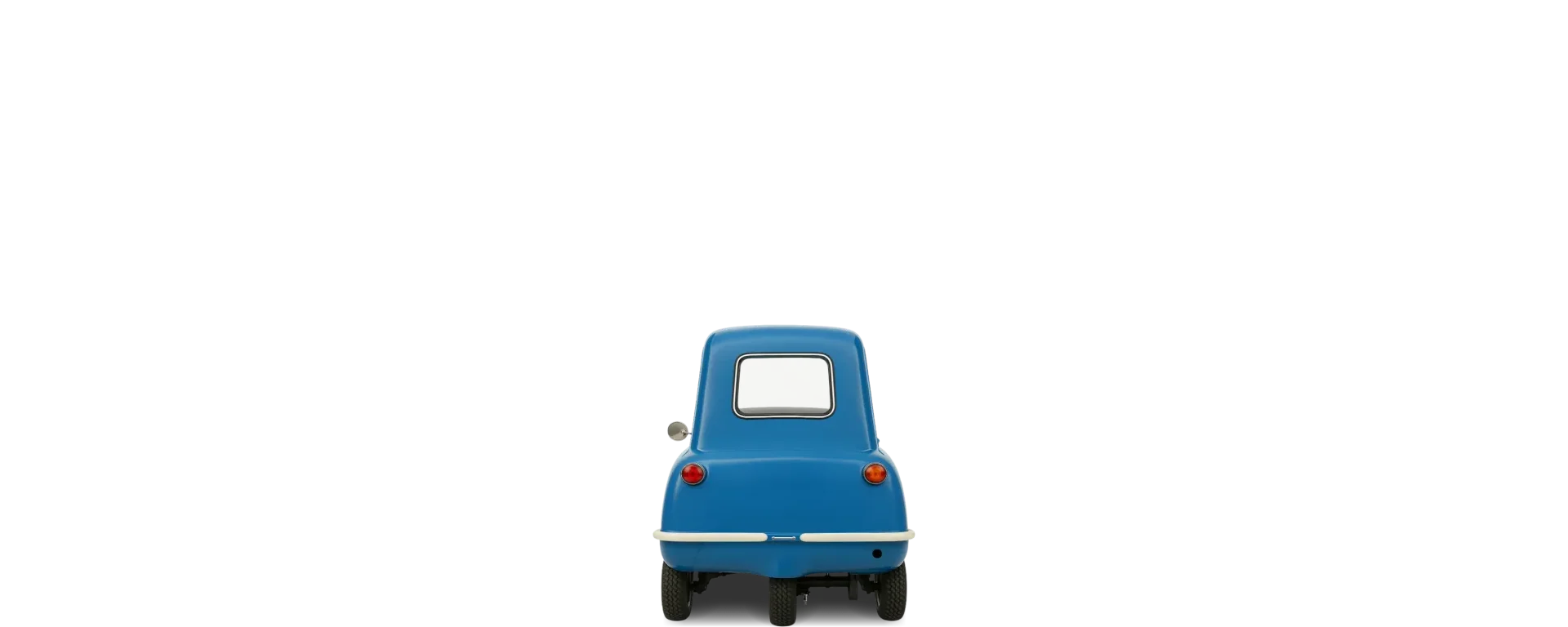 Rear view of the 1962 Peel P50