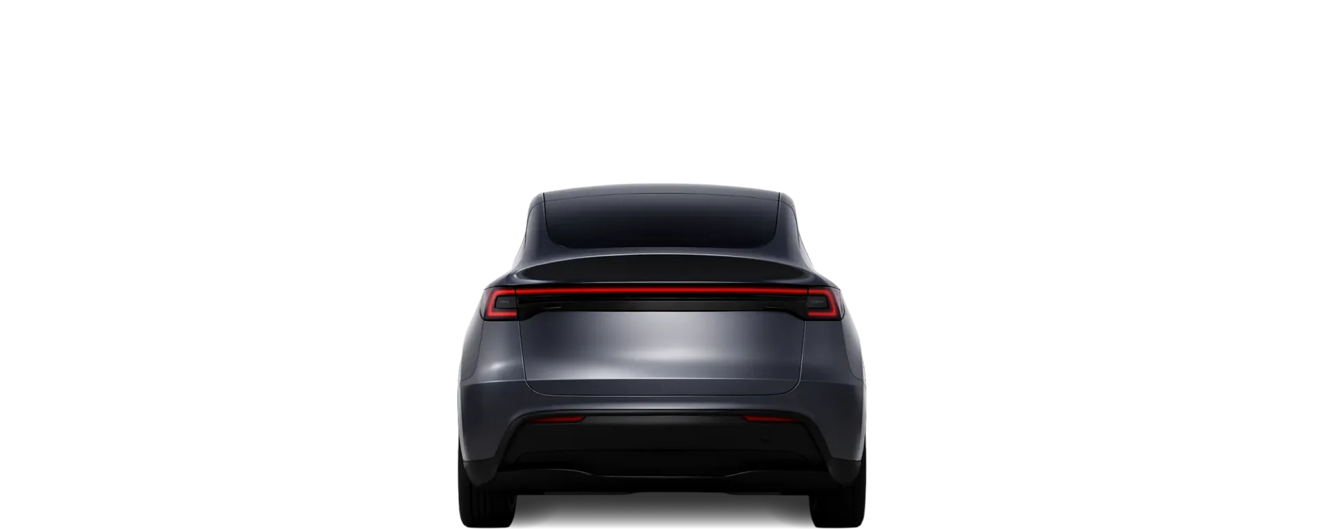 Rear view of the 2020 Tesla Model Y