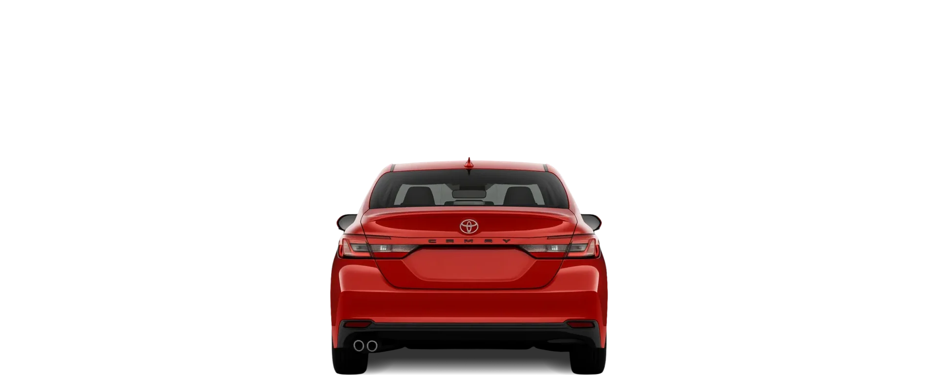 Rear view of the 2025 Toyota Camry