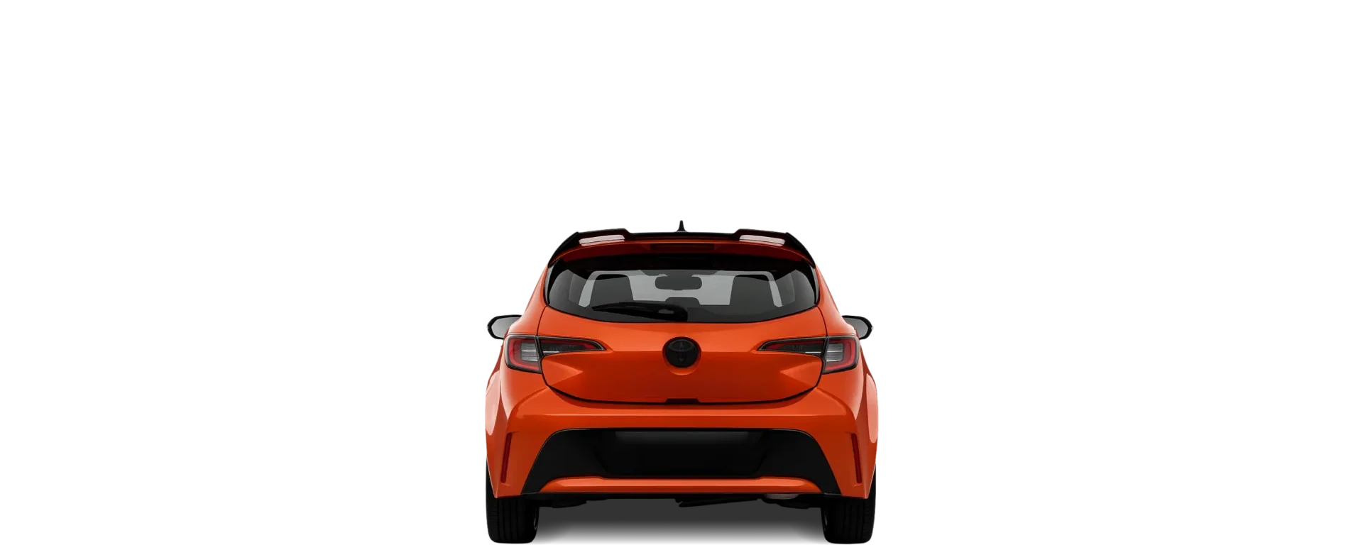 Rear view of the 2023 Toyota Corolla Hatchback