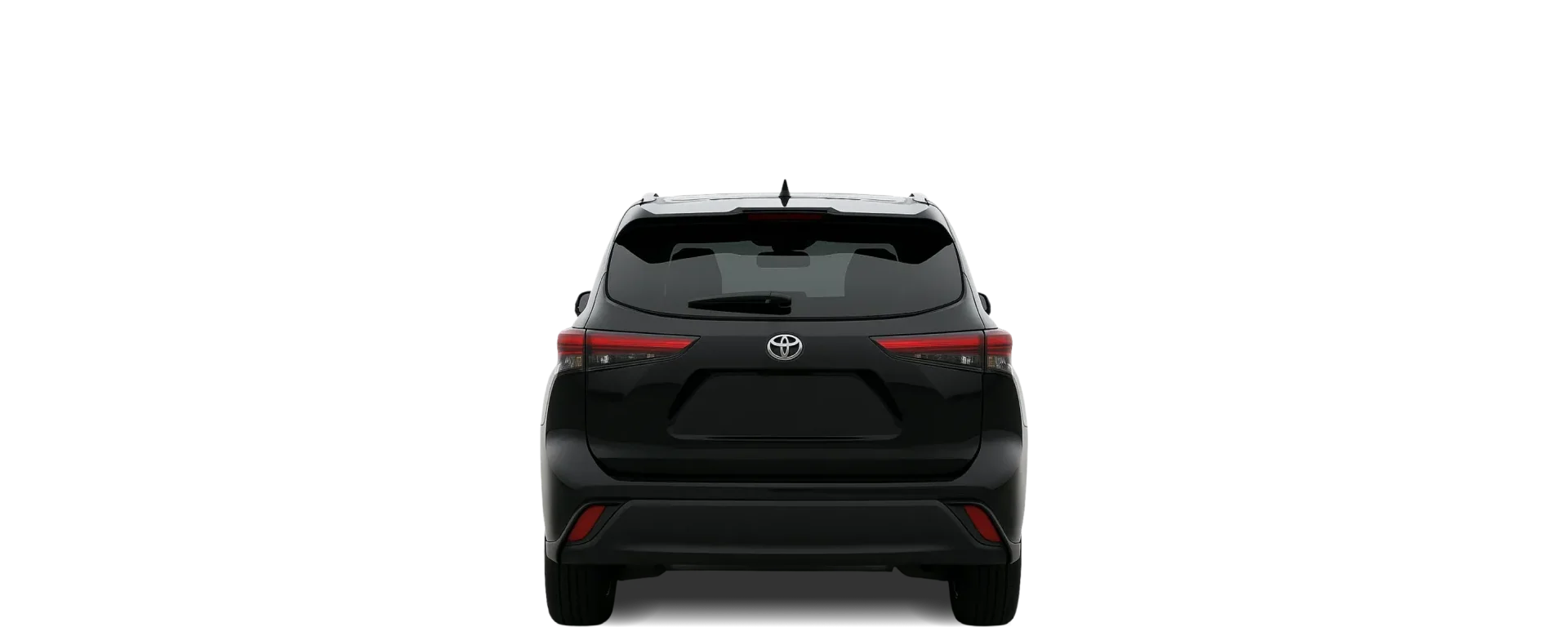 Rear view of the 2020 Toyota Highlander