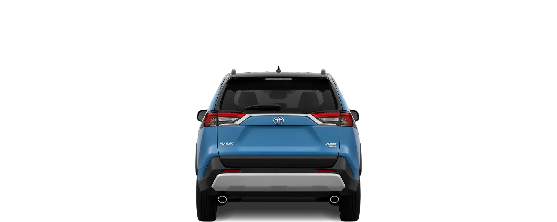 Rear view of the 2022 Toyota RAV4
