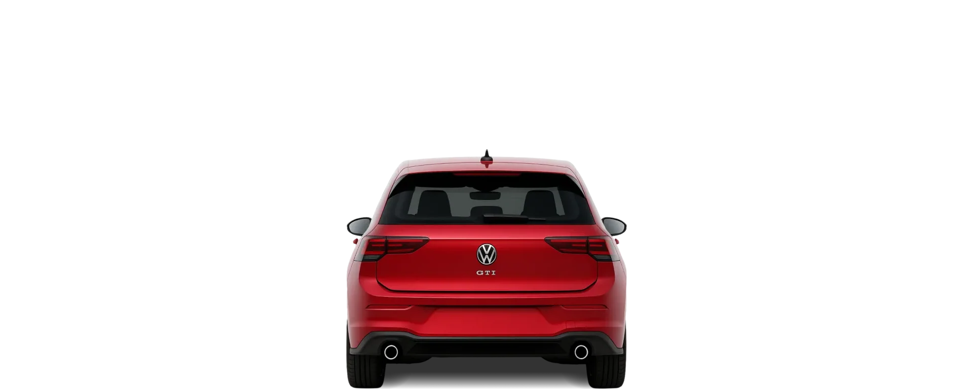 Rear view of the 2024 Volkswagen Golf