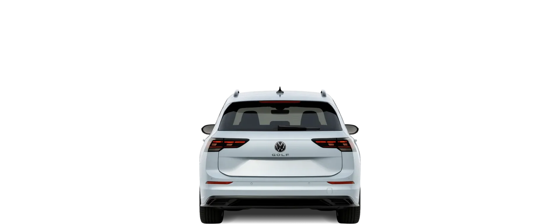 Rear view of the 2024 Volkswagen Golf Estate