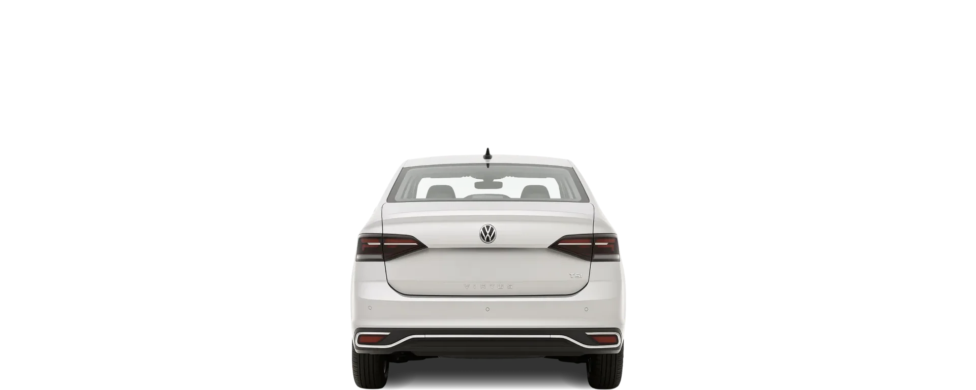 Rear view of the 2022 Volkswagen Virtus