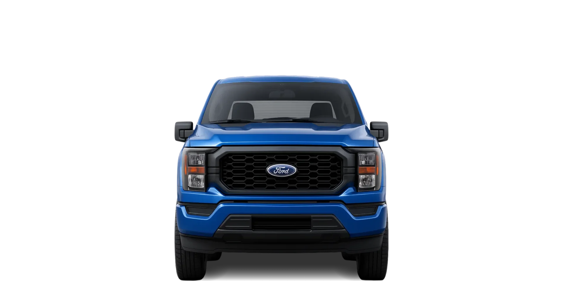 Front view of the 2024 Ford F‑150 Regular Cab 6.5ft bed 4x4