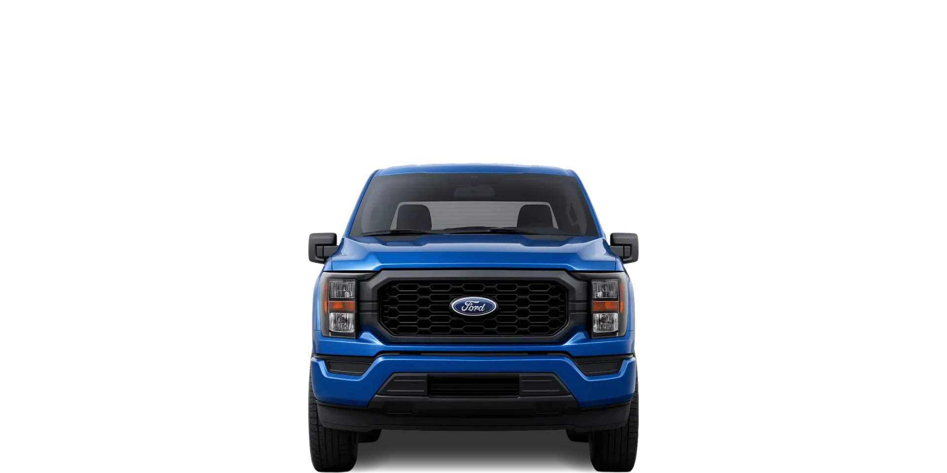 Front view of the 2024 Ford F‑150 Regular Cab 8ft bed 4x2
