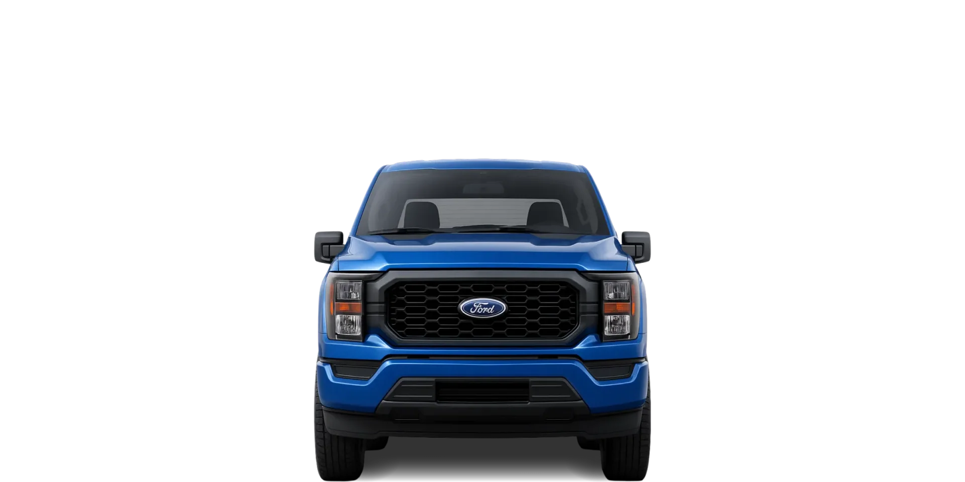 Front view of the 2024 Ford F‑150 Regular Cab 8ft bed 4x4