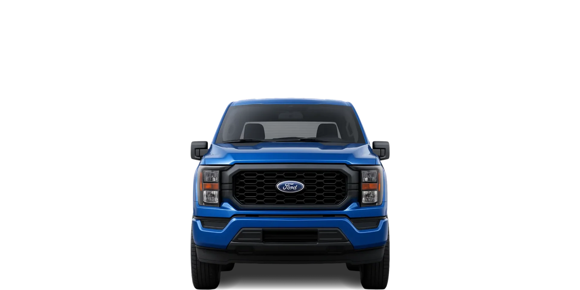 Front view of the 2024 Ford F‑150 SuperCab 6.5ft bed 4x4