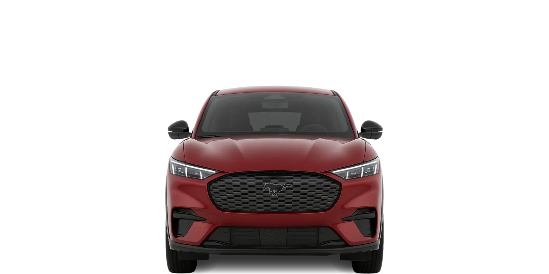 Front view of the 2021 Ford Mustang Mach‑E