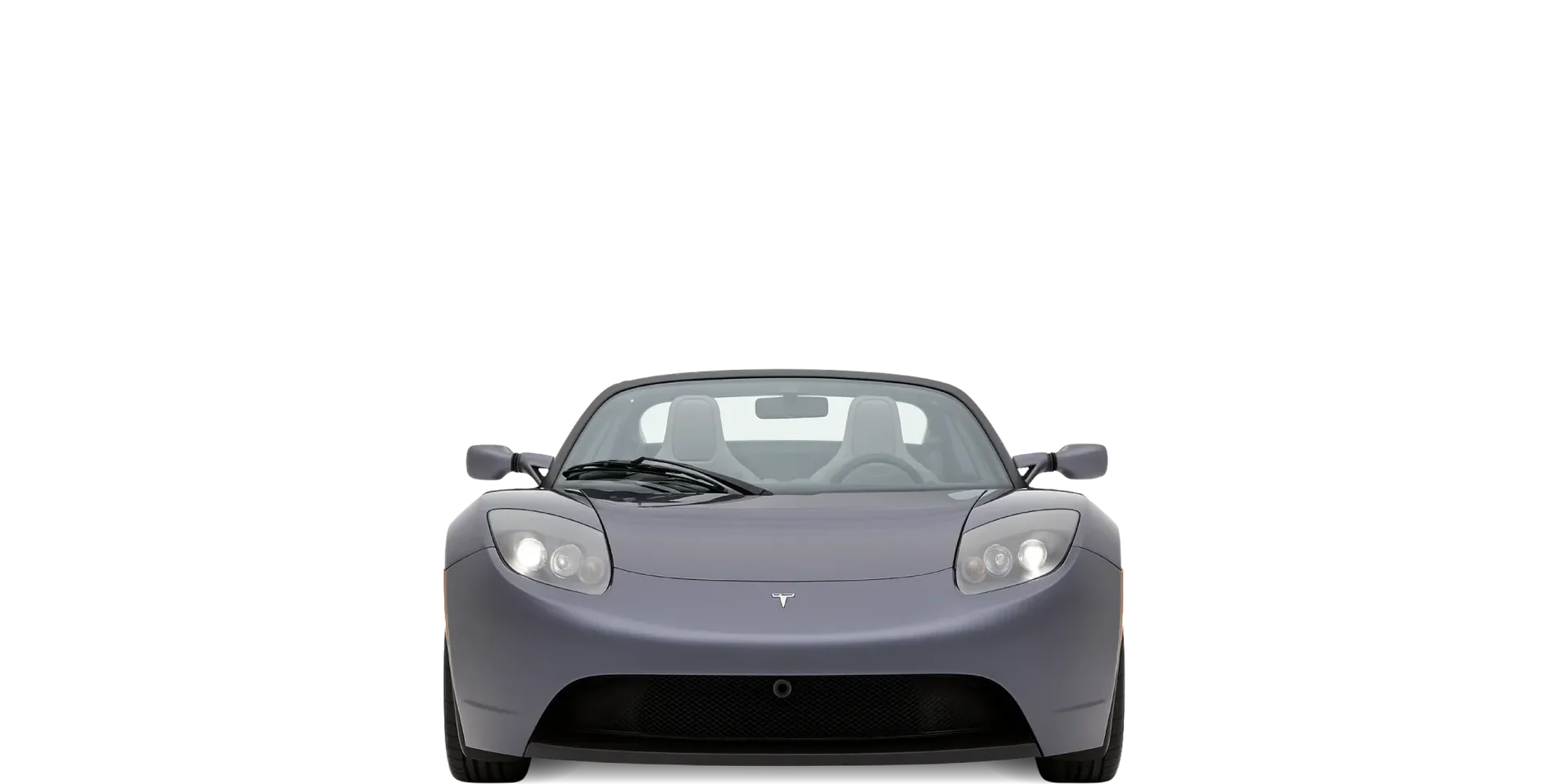 Front view of the 2008 Tesla Roadster
