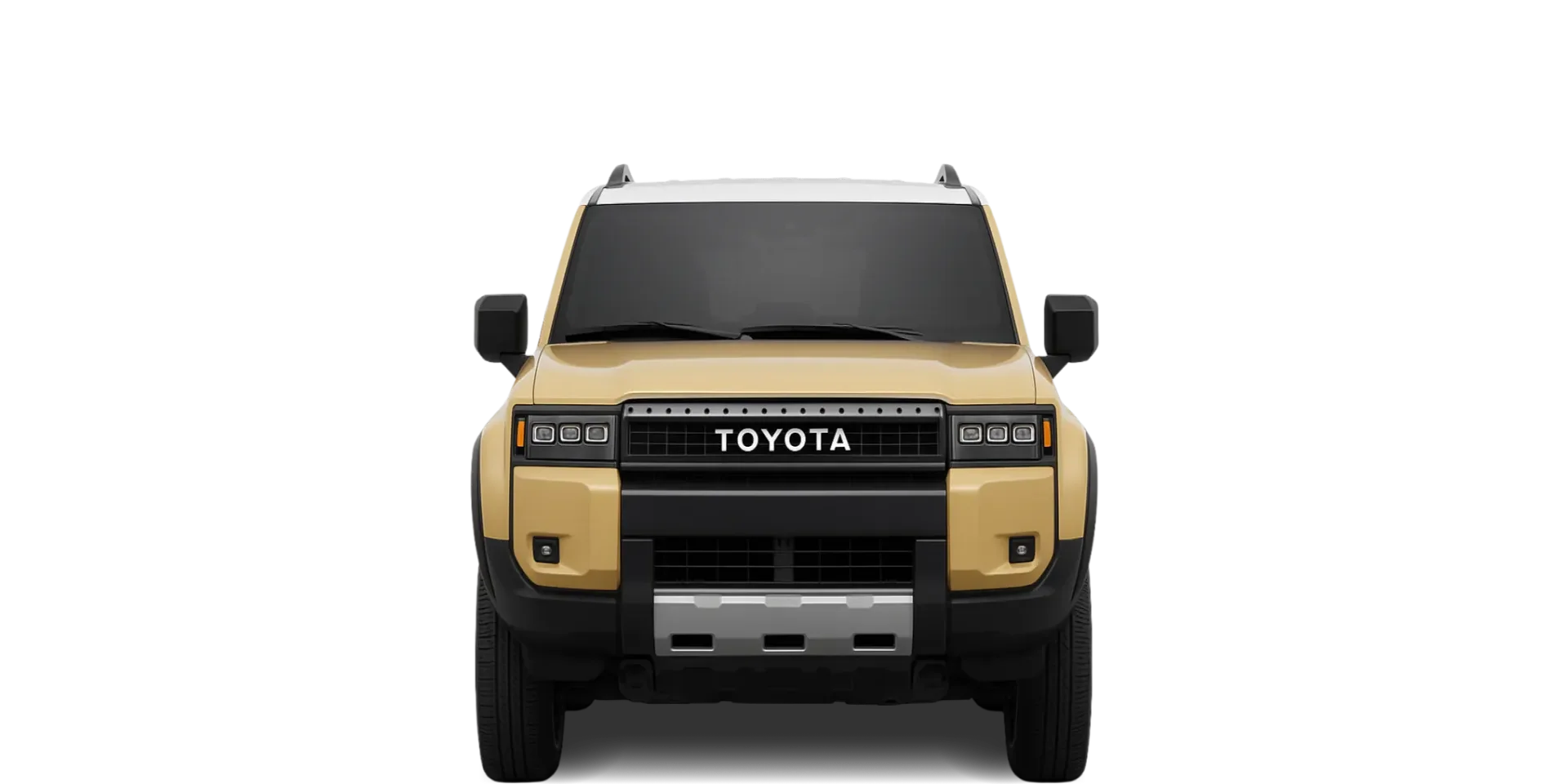 Front view of the 2021 Toyota Land Cruiser