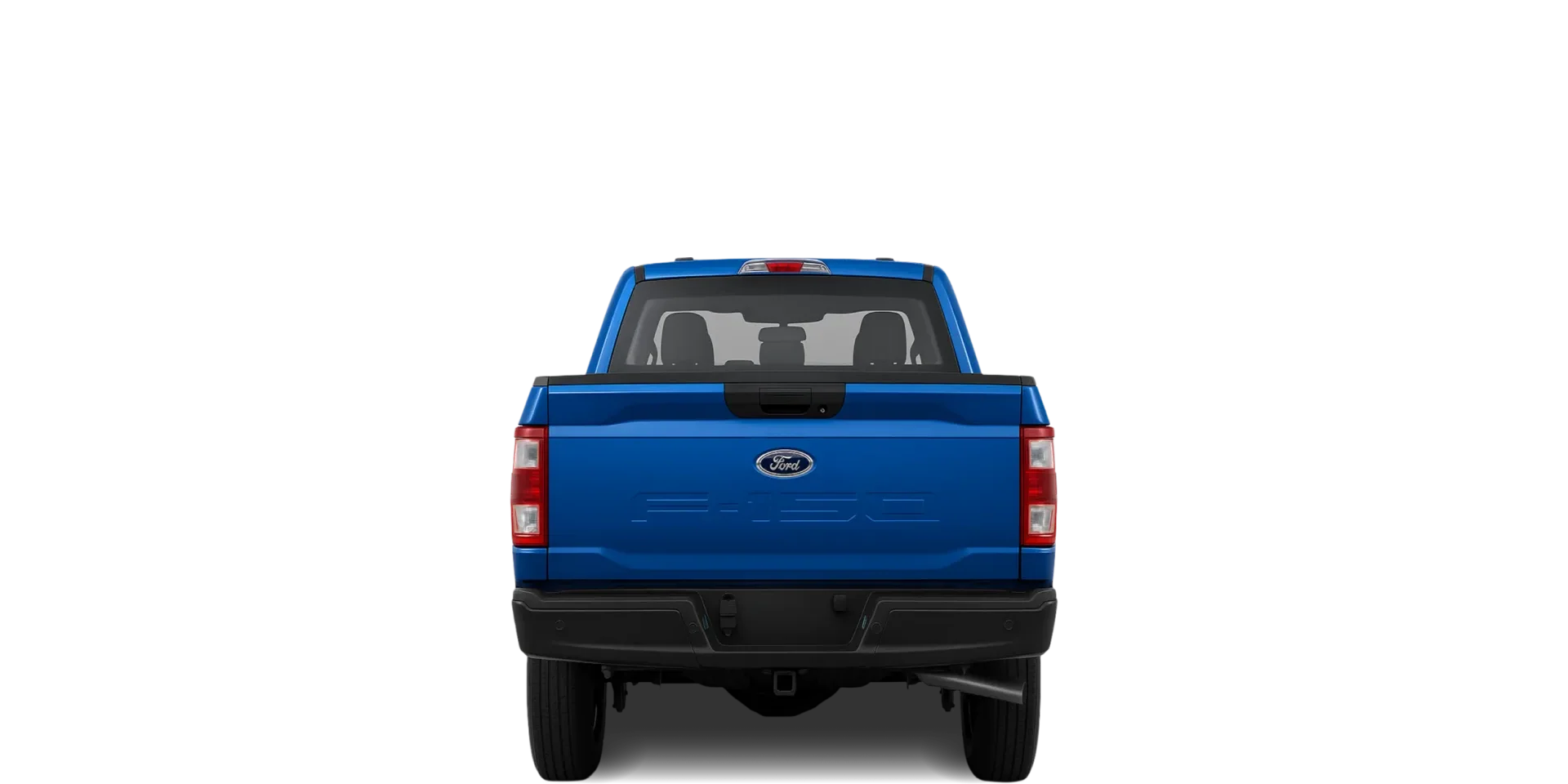 Rear view of the 2024 Ford F‑150 Regular Cab 8ft bed 4x4