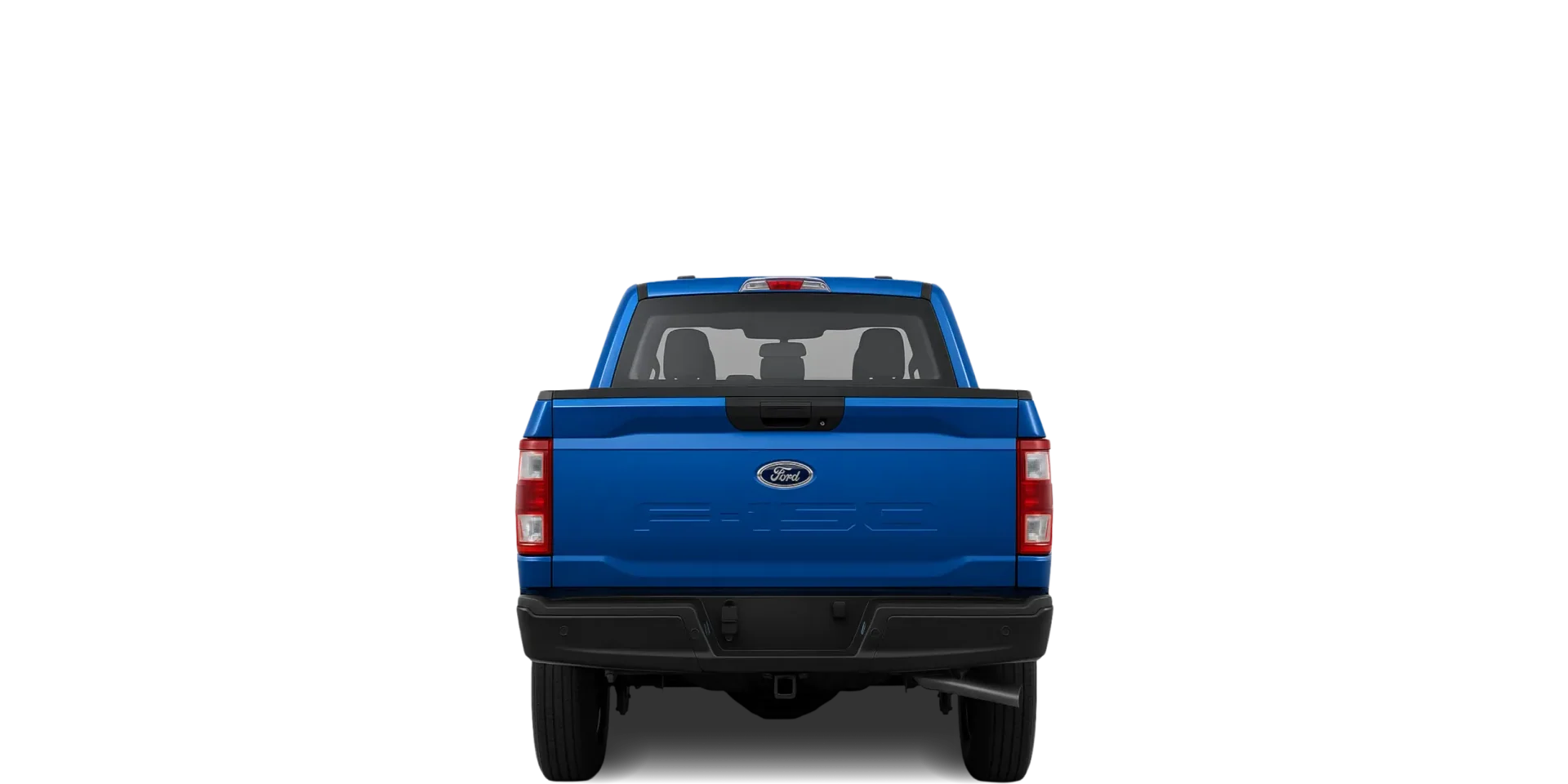 Rear view of the 2024 Ford F‑150 SuperCab 6.5ft bed 4x2
