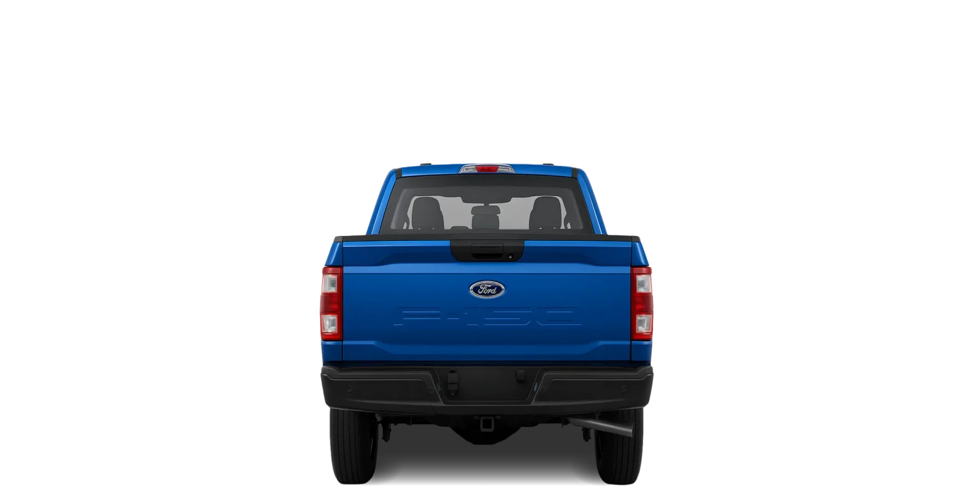 Rear view of the 2024 Ford F‑150 SuperCab 6.5ft bed 4x4