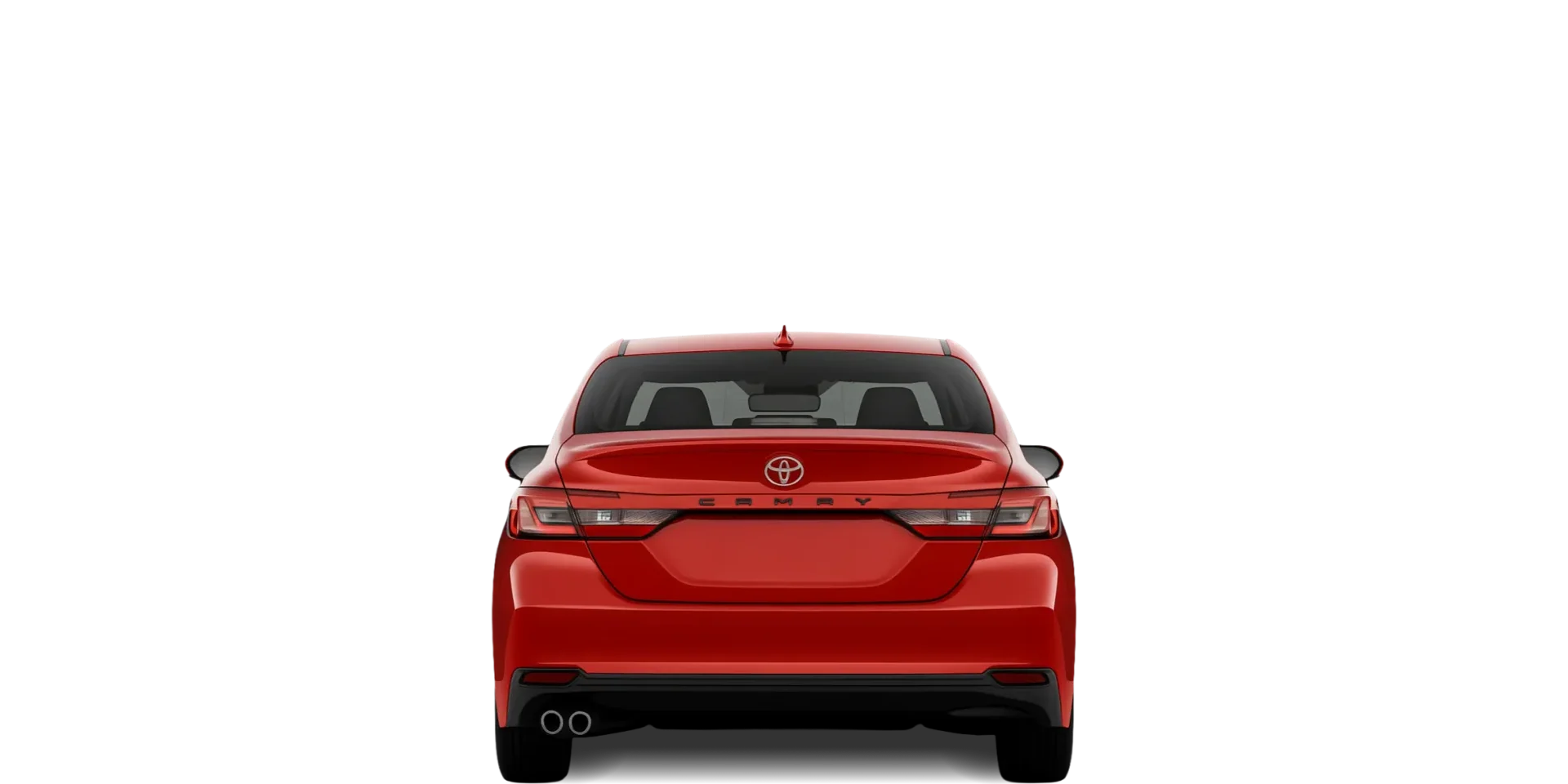 Rear view of the 2025 Toyota Camry
