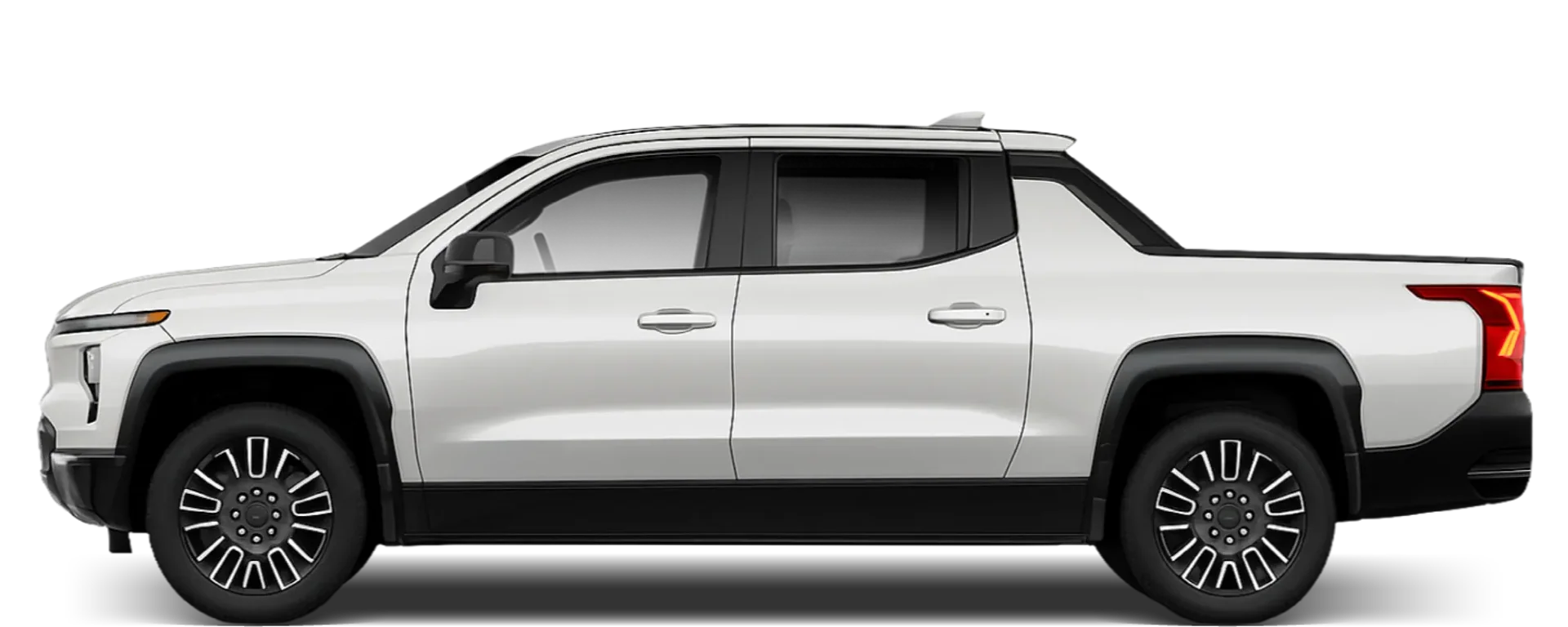 Side view of the 2024 Chevrolet Silverado EV