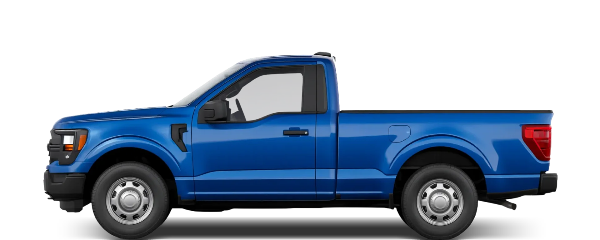 Side view of the 2024 Ford F‑150 Regular Cab 6.5ft bed 4x2