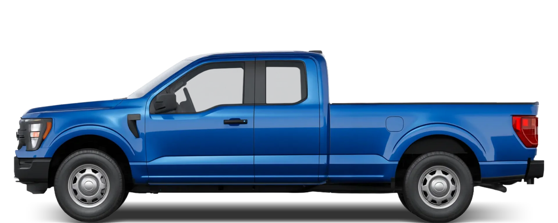 Side view of the 2024 Ford F‑150 SuperCab 6.5ft bed 4x2