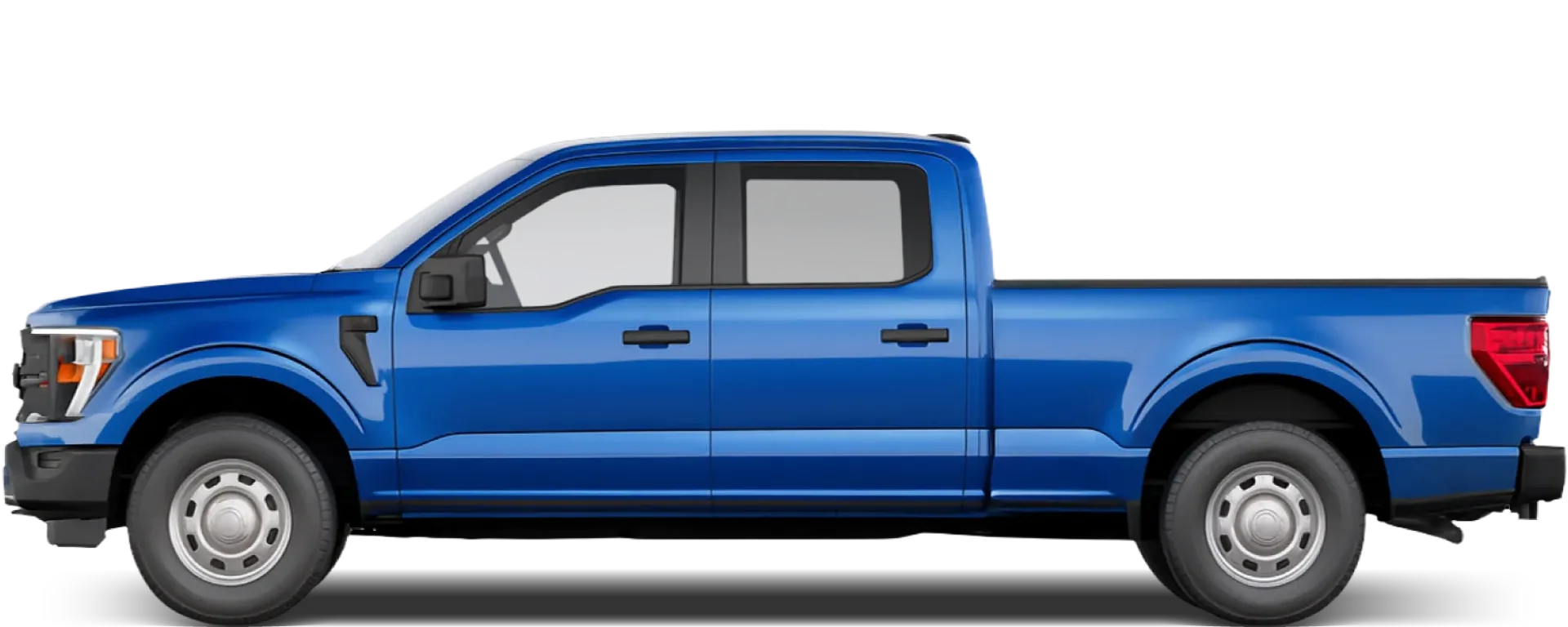 Side view of the 2024 Ford F‑150 SuperCrew 6.5ft bed 4x2