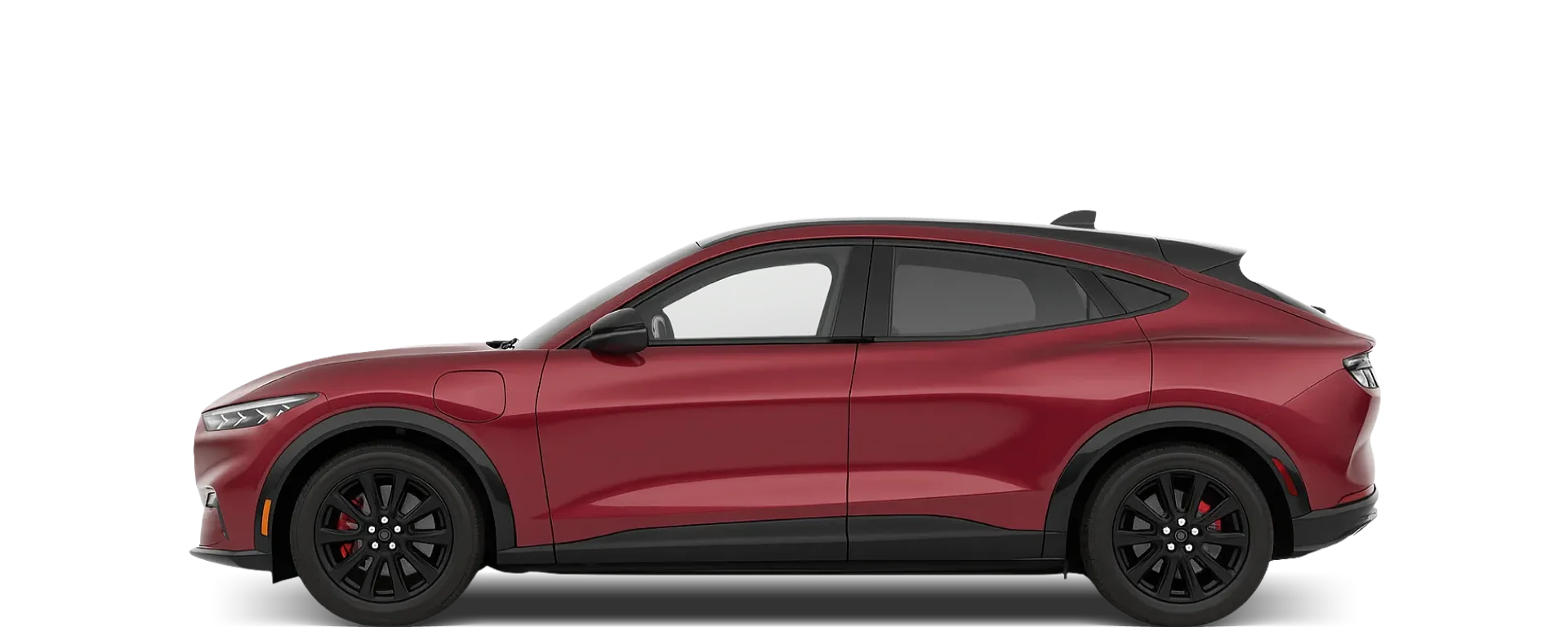 Side view of the 2021 Ford Mustang Mach‑E