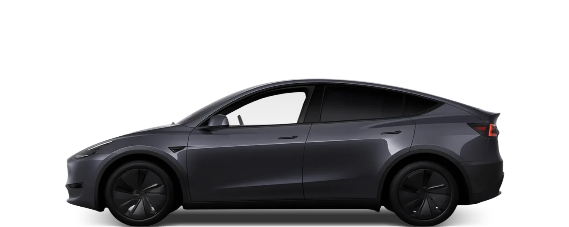 Side view of the 2020 Tesla Model Y