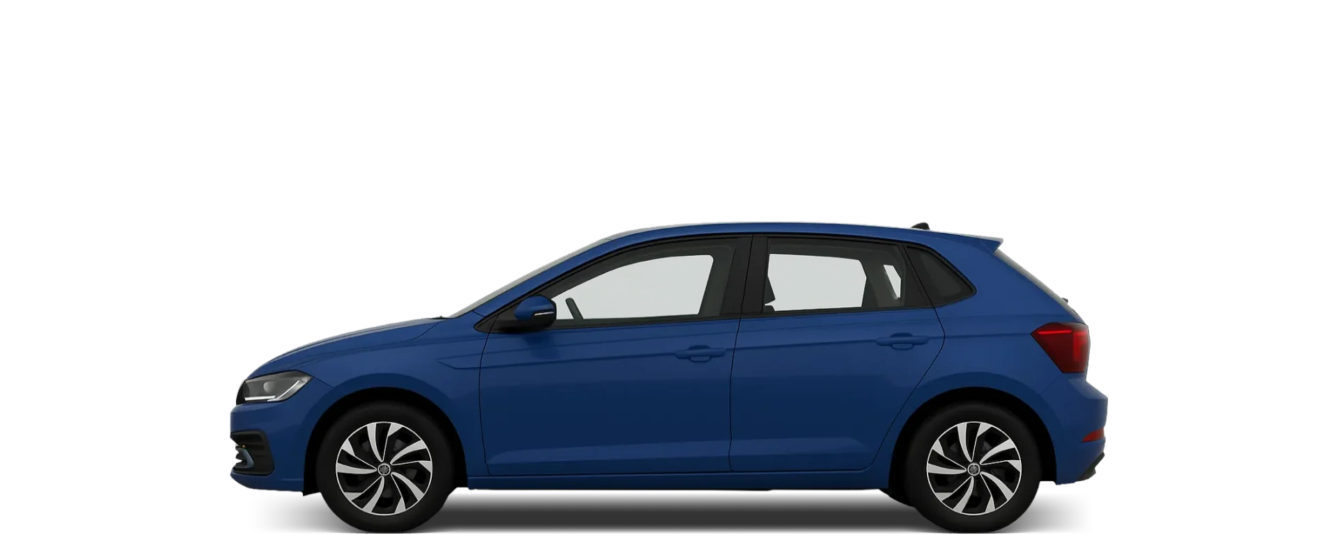Side view of the 2021 Volkswagen Polo