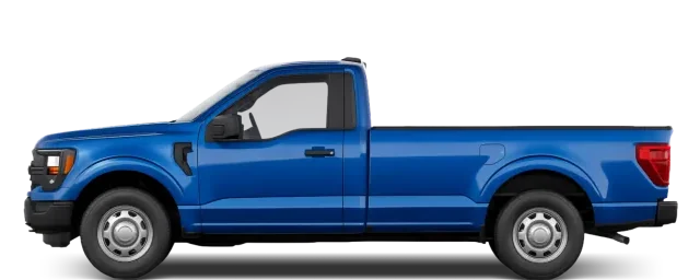 Side view of the 2024 Ford F‑150 Regular Cab 8ft bed 4x4