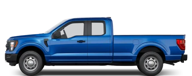 Side view of the 2024 Ford F‑150 SuperCab 6.5ft bed 4x2