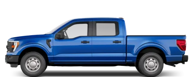 Side view of the 2024 Ford F‑150 SuperCrew 5.5ft bed 4x2