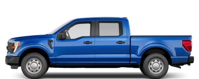 Side view of the 2024 Ford F‑150 SuperCrew 5.5ft bed 4x4