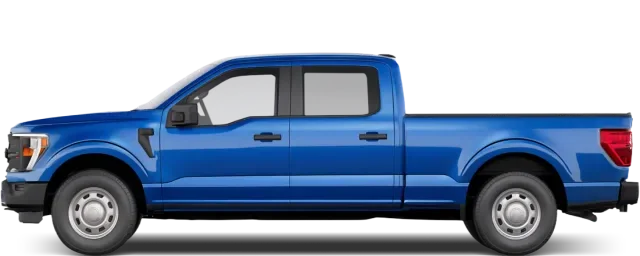 Side view of the 2024 Ford F‑150 SuperCrew 6.5ft bed 4x2