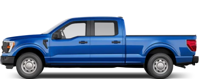 Side view of the 2024 Ford F‑150 SuperCrew 6.5ft bed 4x4