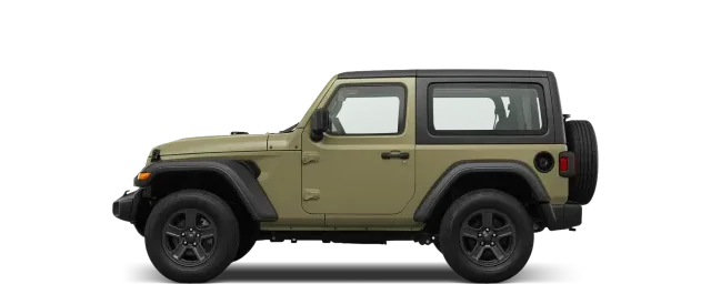 Side view of the 2018 Jeep Wrangler