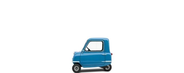 Side view of the 1962 Peel P50