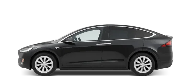 Side view of the 2015 Tesla Model X