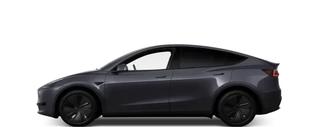 Side view of the 2020 Tesla Model Y