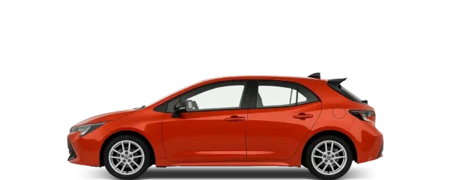 Side view of the 2023 Toyota Corolla Hatchback