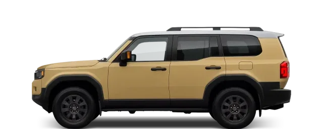 Side view of the 2021 Toyota Land Cruiser