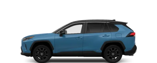 Side view of the 2022 Toyota RAV4