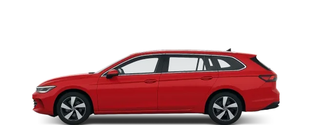 Side view of the 2024 Volkswagen Passat