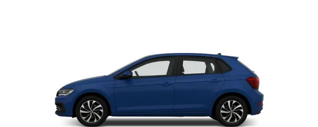 Side view of the 2021 Volkswagen Polo